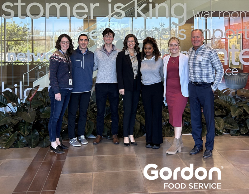 Hope College consulting students at Gordon Food Service