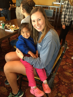 A Hope student and Native child