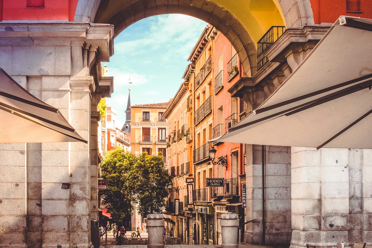 Arch in Madrid Arch in Madrid