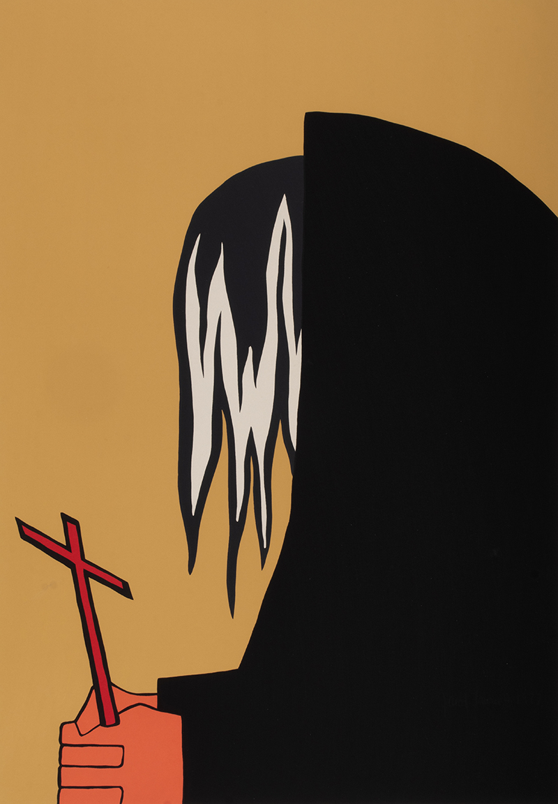 "John Brown Praying" by Jacob Lawrence