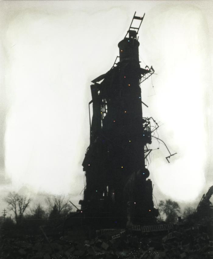 Let Everything Left be for the Stranger, the Orphan, and the Widow (diptych) by Billy Mayer 