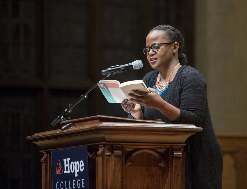 Edwidge Danticat reading at the Big Read