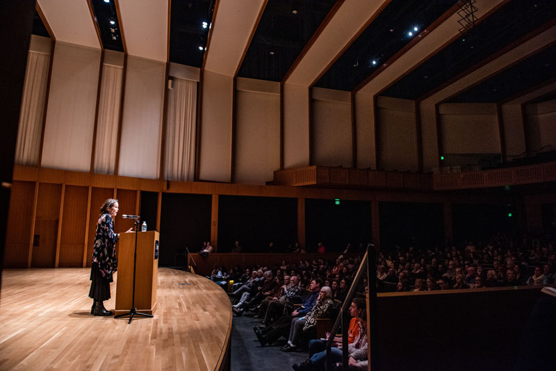 Julia Alvarez delivers the 2019 Big Read keynote address Julia Alvarez delivers the 2019 Big Read keynote address