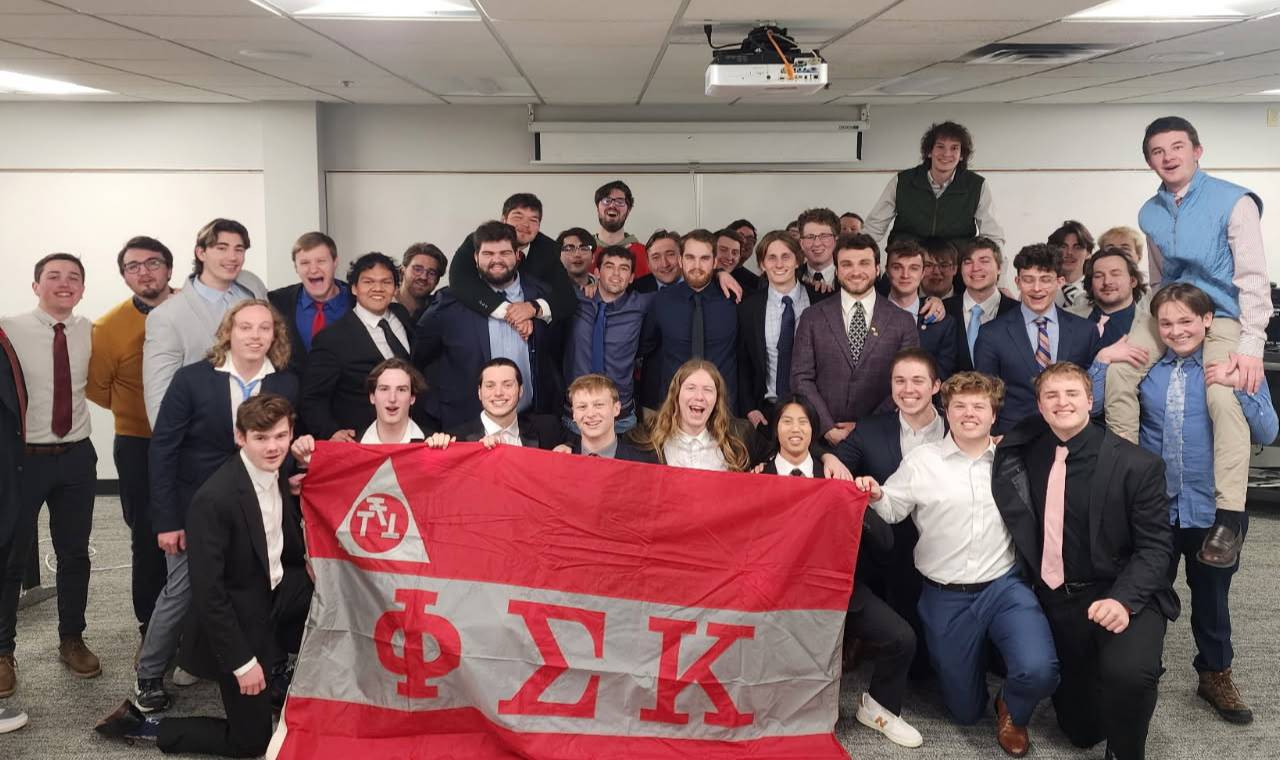The men of the Phi Sigma Kappa chapter